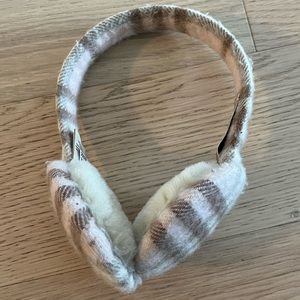 Burberry Cashmere Nova Check Earmuffs